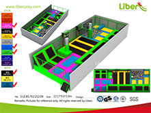 Customized trampoline park design for Israel project